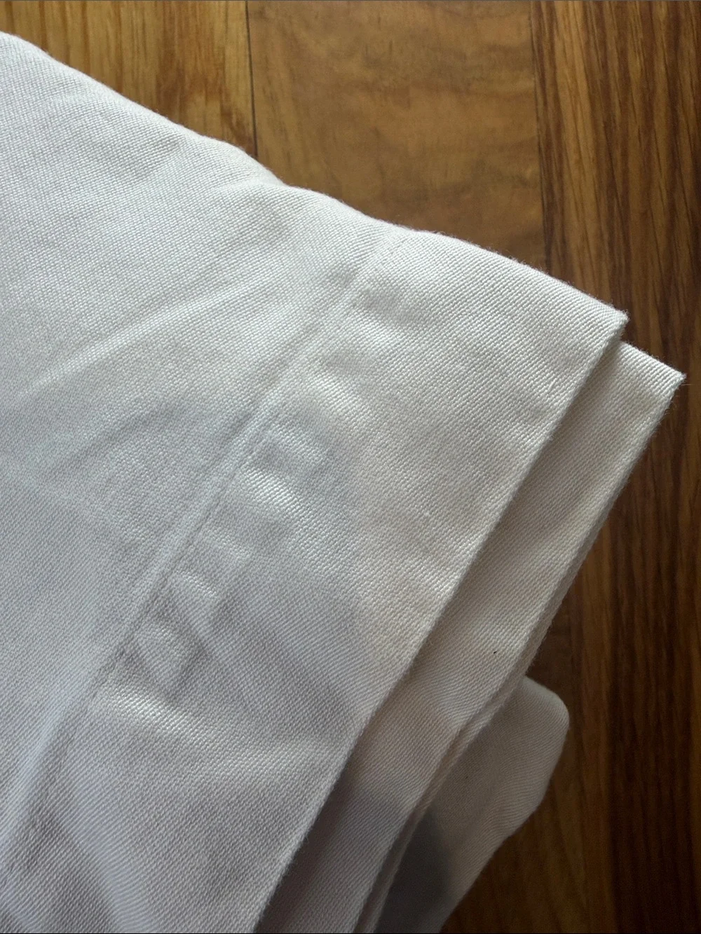 Williams Sonoma Ivory Cotton Tablecloth 70 x 144 Extra Long